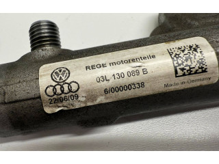 Топливная рампа 03L130089B, 03L125A Volkswagen Golf VI для двигателя CAYC