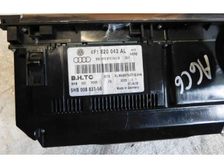 Блок управления климат-контролем 4F1820043AL, 5HB00883356   Audi A6 S6 C6 4F