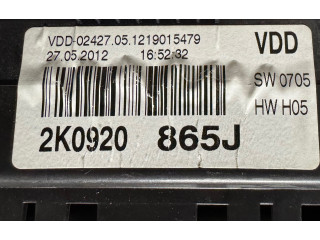 Панель приборов 2K0920865J, 1219015479 Volkswagen Caddy