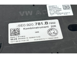 Панель приборов 5E0920781B, 263290512 Skoda Octavia Mk3 (5E)