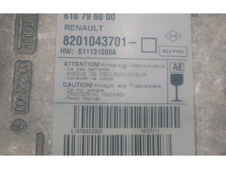 Блок подушек безопасности 8200963406, 8201043201 Renault Clio III
