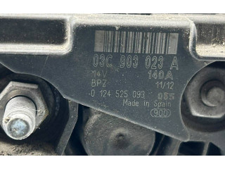 Генератор 03C903023A, 0124525093   Skoda Superb B6 (3T)      