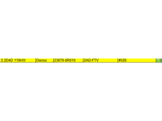 Форсунка 236700R010, 23670ORO10 Toyota Avensis T250 для дизельного двигателя 2.2