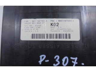 Рулевая рейка  Ящик предохранителей (комплект) 9651197080A, 9651197080A   Peugeot 307 2005 - 2008 года