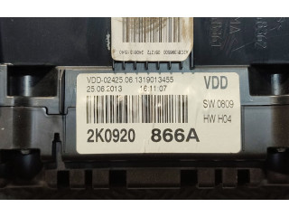 Přístrojová deska Volkswagen Caddy 2013 2K0920866A