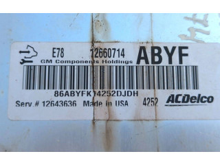 Řídící jednotka 12660714 Opel Zafira C 2015