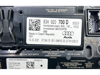 Панель приборов 83A920700D, 93992020   Audi Q3 F3       