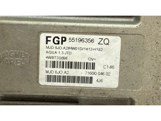 Řídící jednotka 55196356, 7160004602 Opel Agila A 2006