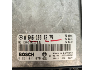 Řídící jednotka A6461531279, 0281011070 Mercedes-Benz E W211 2002