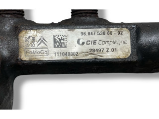 Топливная рампа 9684753080, 111040002   Peugeot 5008   для двигателя 9HR (DV6C)