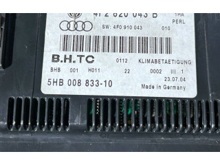 Блок управления климат-контролем 4F2820043B, 4F0910043   Audi A6 S6 C6 4F