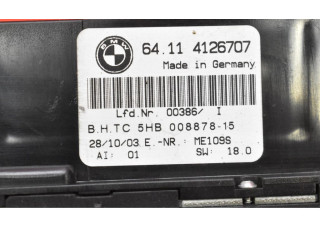 Блок управления климат-контролем 4126707, 4126707   BMW X3 E83