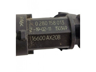 Vstřikovač 0280158013, 16600AX20B Nissan Note (E11) CR14DE