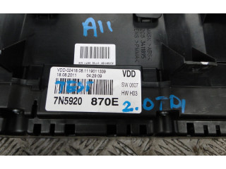 Přístrojová deska Seat Alhambra (Mk2) 2011 7N5920870E, 7N5920870E