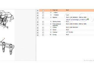 Топливная рампа 0280160515, 4503793   Saab 9000 CD 3.0  для двигателя B308I