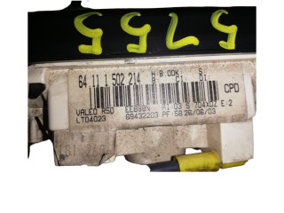 Блок управления климат-контролем 64111502214, 64111502214   Mini One  Cooper R50  53