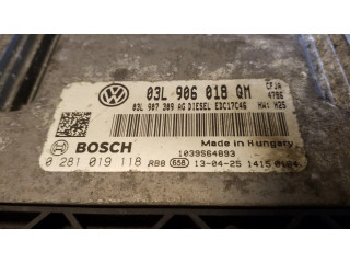 Блок управления двигателя 03L906018QM, 0281019118 Skoda Yeti (5L)