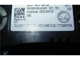 Панель приборов 5E0920951D   Skoda Octavia Mk3 (5E)       
