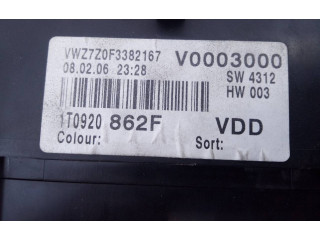 Панель приборов 1T0920862F, E2-A1-20-7   Volkswagen Touran I       