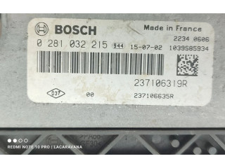 Блок управления двигателя 237106319R Dacia Lodgy