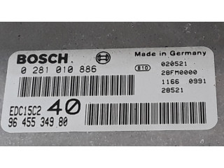 Блок управления двигателя 9645534980, 0281010886 Citroen C5