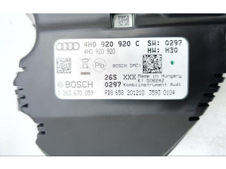 Přístrojová deska  Audi A8 S8 D4 4H 2011 4H0920920C, 4H0920920  