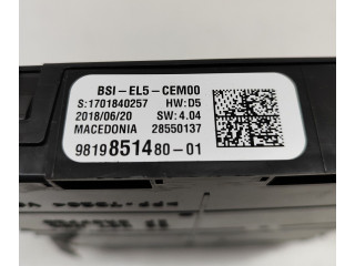 Блок предохранителей 9819851480   Peugeot 5008 II    