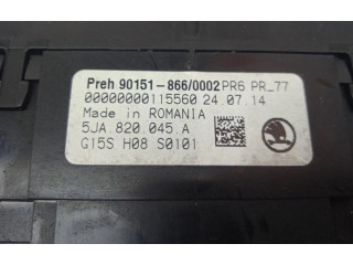 Блок управления климат-контролем 5JA820045A Skoda Rapid (NH)