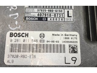 Комплект блоков управления 37825RBDG150, 4079180731 Honda Accord