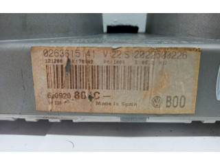 Панель приборов 0263615141, 6X0920801C Volkswagen Lupo