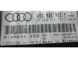 Přístrojová deska Audi A8 S8 D3 4E 2004 4E0920900T