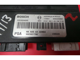 Блок комфорта 9663821780, 0263004203   Citroen C5   