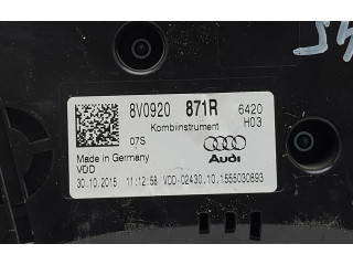 Панель приборов 8V0920871R Audi A3 S3 A3 Sportback 8P