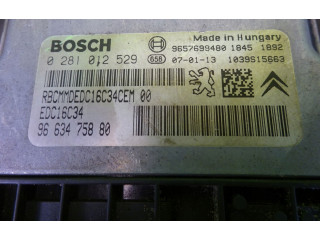 Řídící jednotka 9663475880 Citroen C3 2006