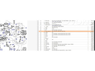 Насос усилителя руля 4838447, 5230750 Saab 9-5 для двигателя B235E