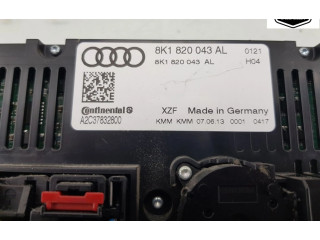 Блок управления климат-контролем 8K1820043AL, 8K1820043AK   Audi Q5 SQ5