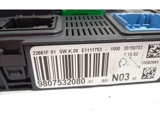 Модуль управления BSM 9807532080, 1611785780 Peugeot 2008 I для двигателя HNZ