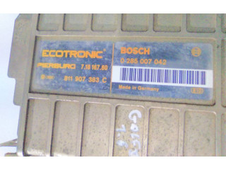 Блок управления двигателя 0285007042 Volkswagen Golf II
