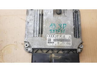Блок управления двигателя 8P7907115, 8P1907115B   Audi A3 S3 A3 Sportback 8P