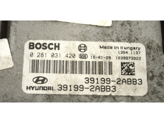 Řídící jednotka 0281031420, 391992ABB3 Hyundai ix35 2015