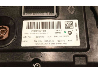 Дисплей 280346916R Renault Clio V