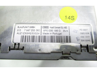 Радио/ проигрыватель CD/DVD / навигация 8P0035186G Audi A3 S3 A3 Sportback 8P