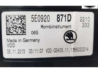 Панель приборов 5E0920871D, 5E0920871D Skoda Octavia Mk3 (5E)