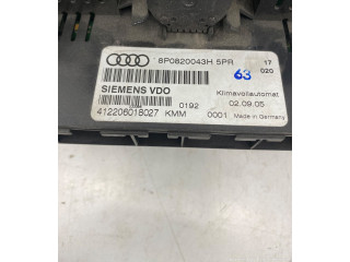 Блок управления климат-контролем 8P0820043H   Audi A3 S3 8P