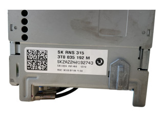 Радио/ проигрыватель CD/DVD / навигация 3T0035192M, SKRNS315    Skoda Fabia Mk3 (NJ)