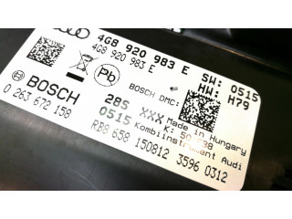 Панель приборов 4G8920983E, 0263672158   Audi A7 S7 4G       