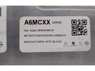 Блок управления 9849225380, 1675859280 Citroen Berlingo