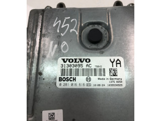 Блок управления двигателем Блок управления 31303095AC, 0281016616   Volvo V70