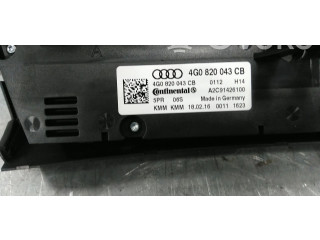 Блок управления климат-контролем 4G0820043CB   Audi A6 S6 C7 4G