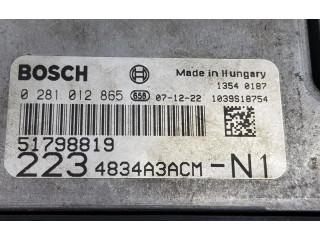 Řídící jednotka 51798819 Fiat Doblo 2008